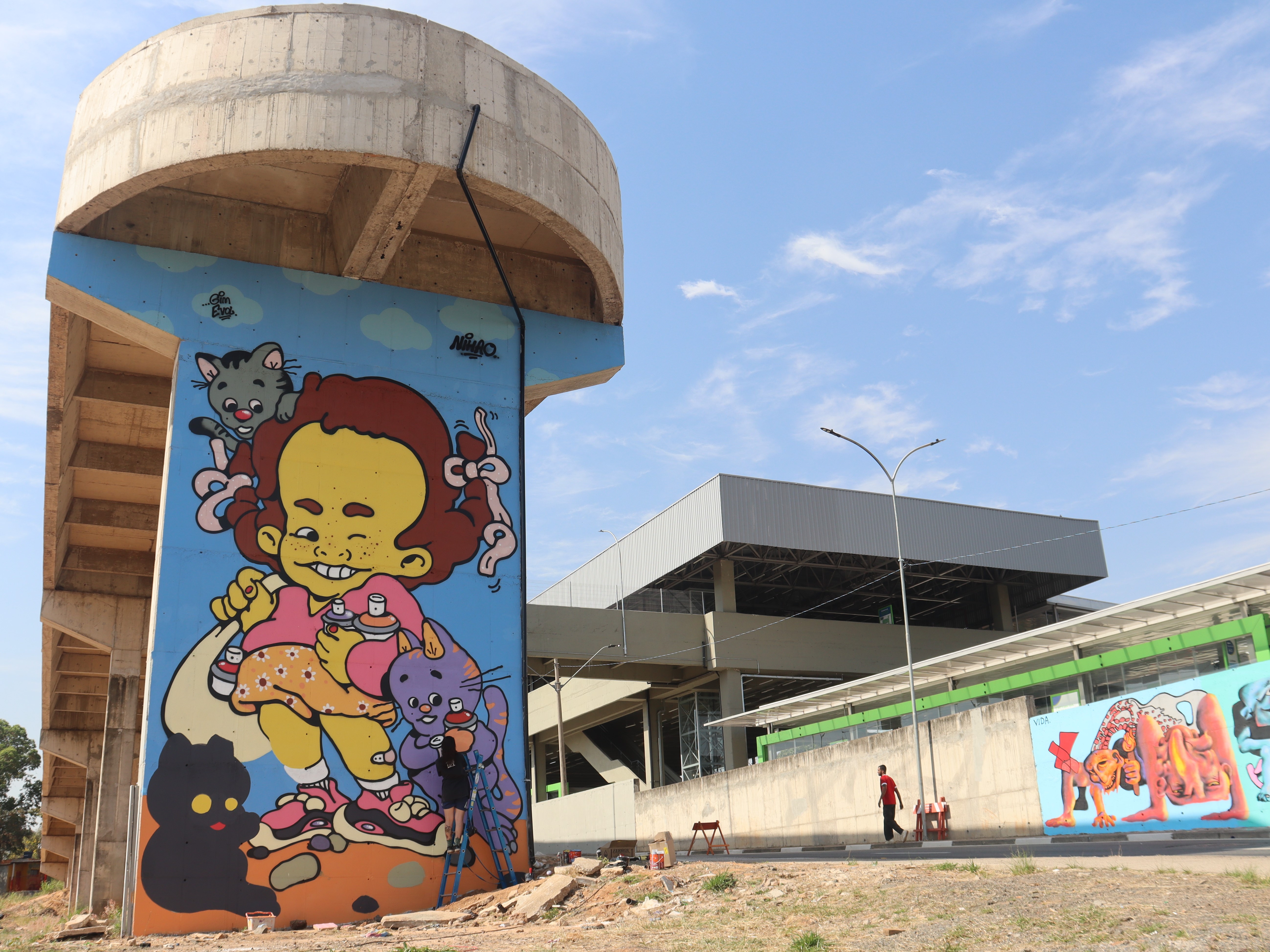 Murais no BRT Ouro Verde trazem mais cor e valorizam a arte urbana em Campinas