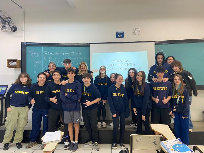 Alunos demonstraram curiosidade e participaram ativamente da conversa