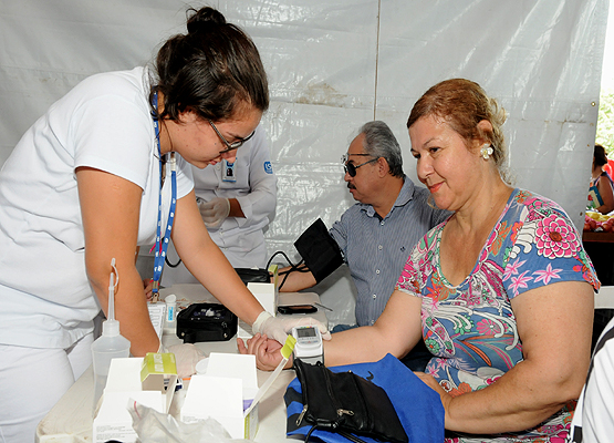 Atendimento médico integrou o programa