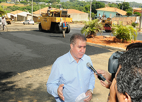 Jonas confirmou bom andamento das obras