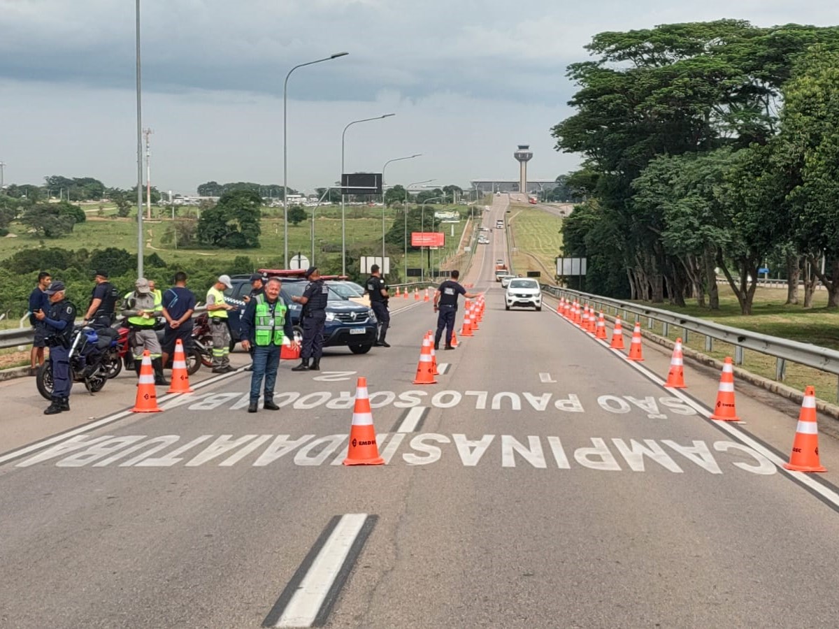 Operação foi realizada nesta quarta (31/01), nas avenidas José Amgartem e 14 Bis 