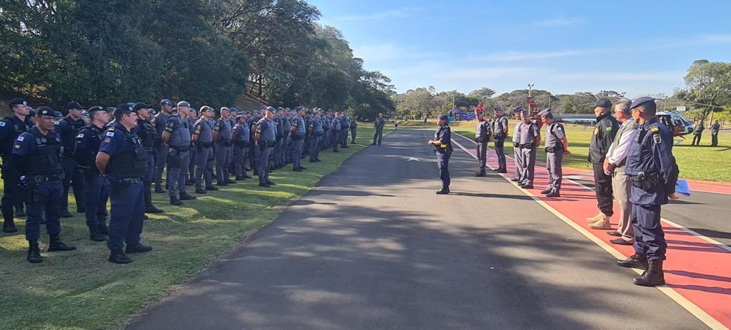 As equipes das forças de segurança percorreram a região do Taquaral e o Centro da cidade