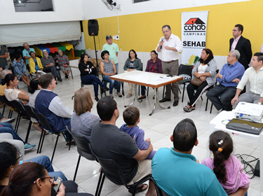 Equipe da Sehab anunciou que em meados de outubro acontecerá a efetivação do cadastro social