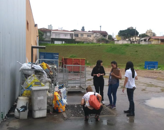 Vistoria na Cooperativa Reciclar, no Jardim Lemos: ação inédita