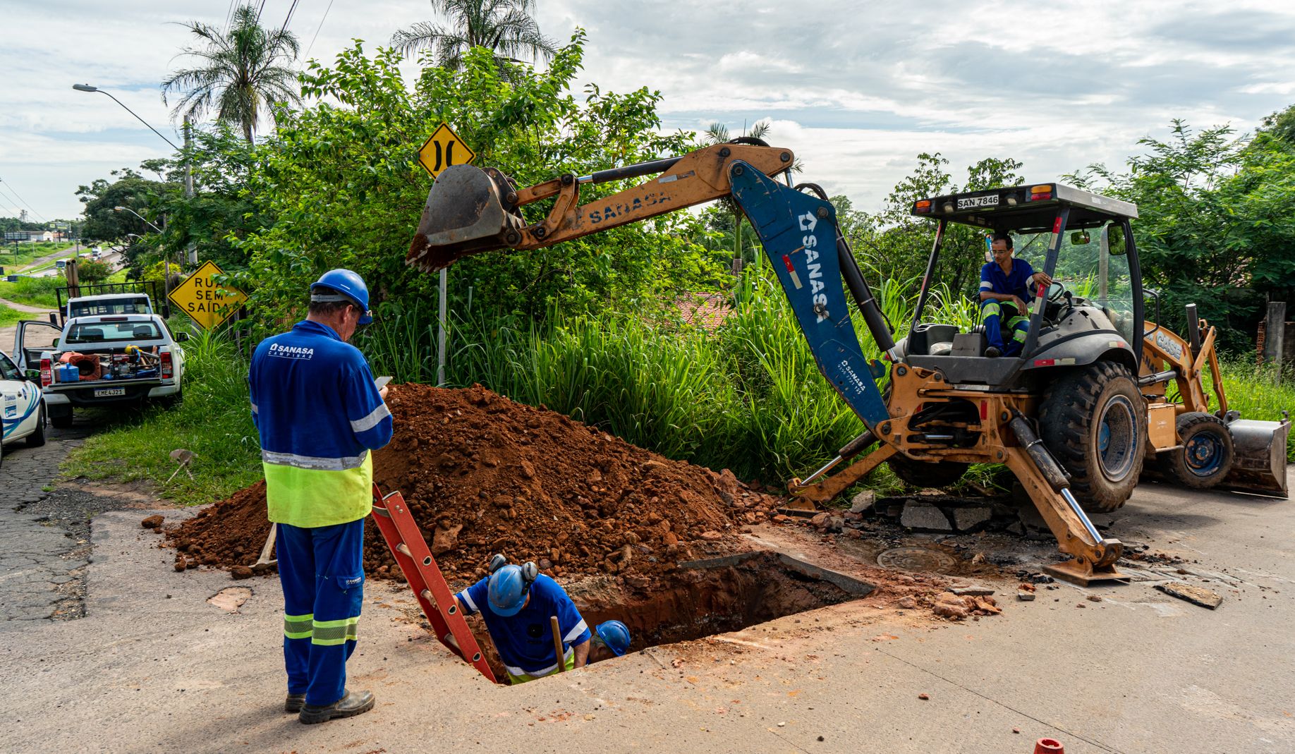 Para a realização do serviço, fornecimento de água será interrompido das 8h às 17h