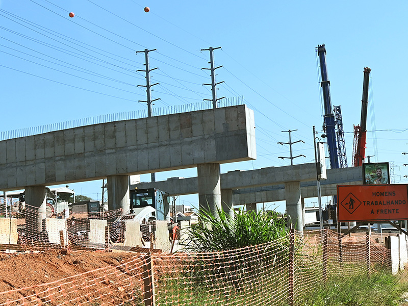 Viaduto terá 55 metros de extensão