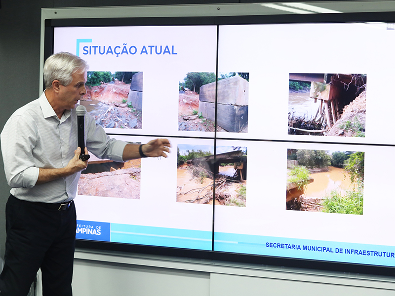 Secretário de Infraestrutura, Carlos José Barreiro