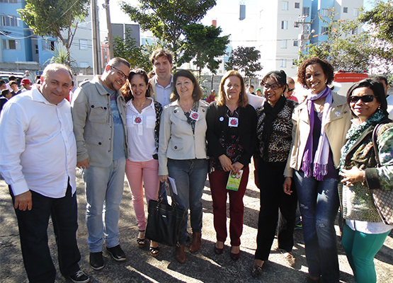 Pausa para registrar o momento