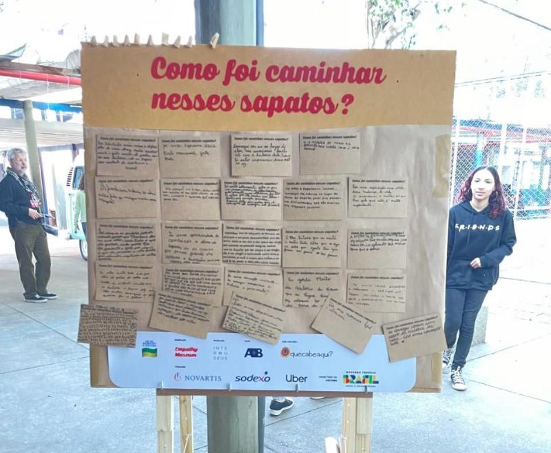 Ao final, os participantes podem compartilhar o que acharam da experiência