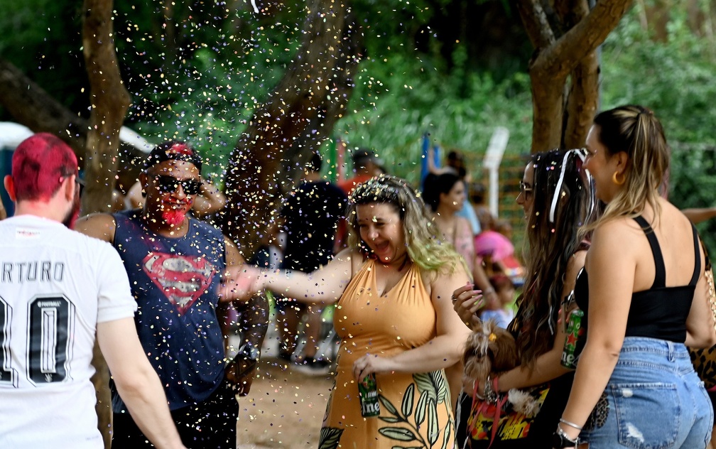 Famílias puderam aproveitar a folia na Pedreira sem preocupações