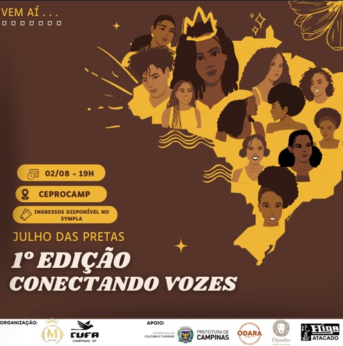 Cartaz do evento Conectando Vozes