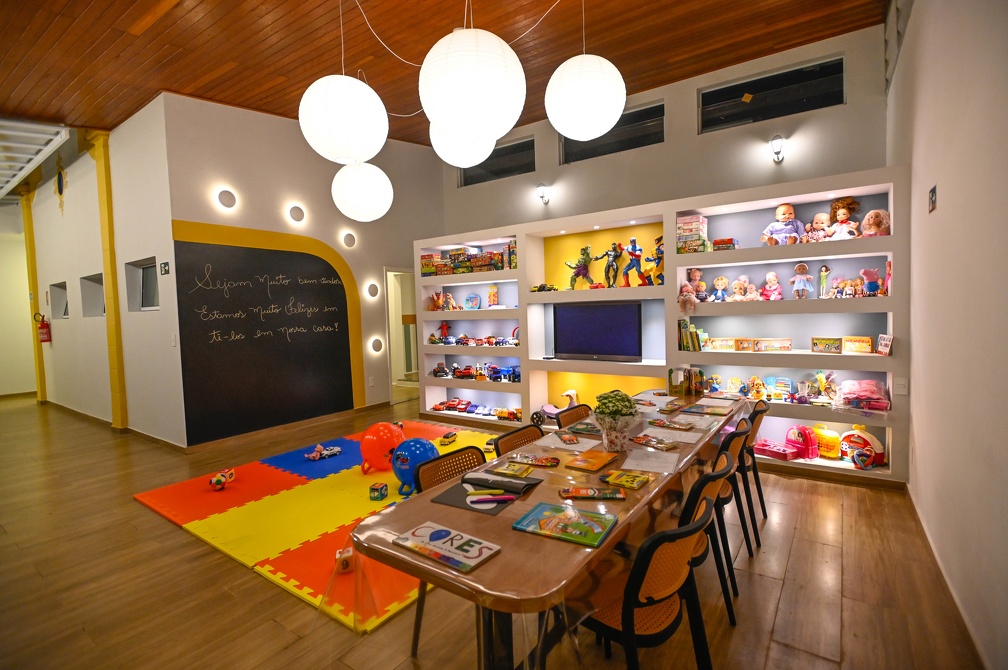 Um dos espaços da nova casa de passagem no Jardim Chapadão