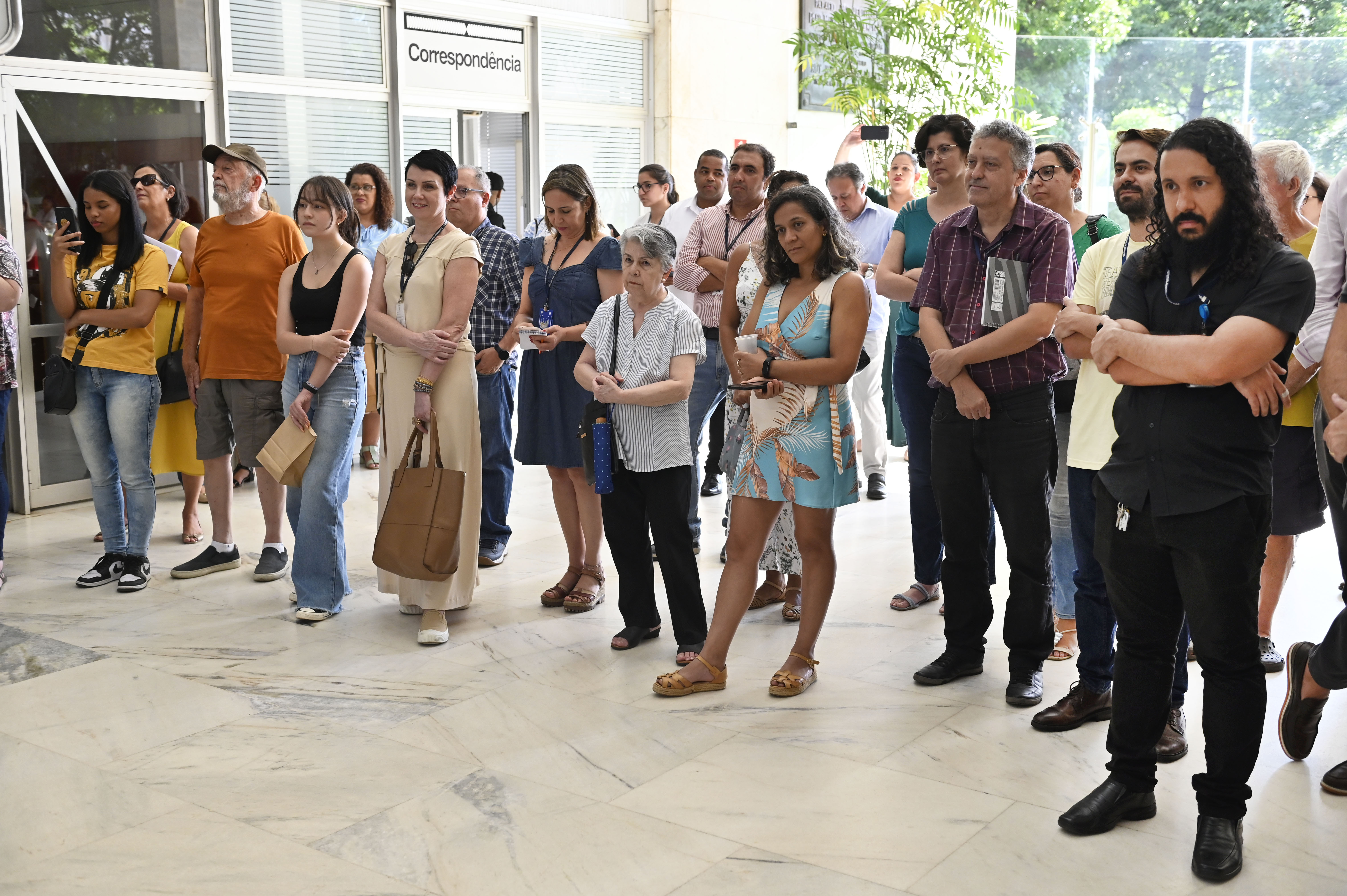 Público acompanhou apresentação no Paço