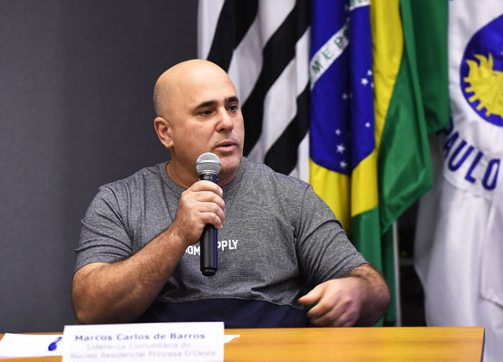 Líder comunitário do Princesa d´Oeste, Marcos Carlos de Barros, agradeceu pela obra no bairro.