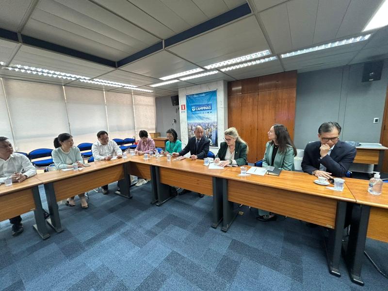 Comitiva chinesa destacou bom relacionamento entre as cidades-irmãs