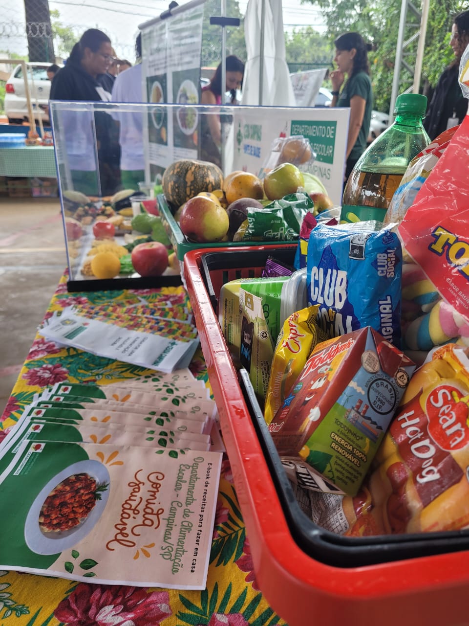 Exposição itinerante mostra como melhorar a alimentação no dia a dia