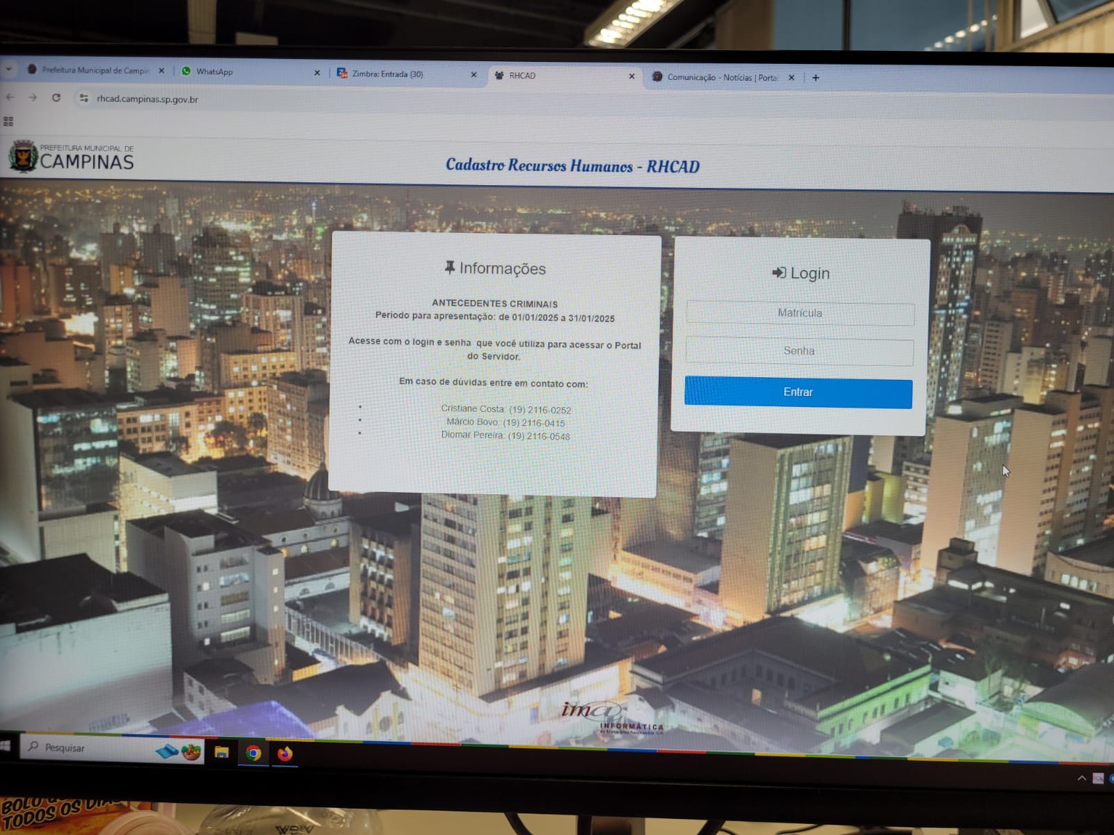 A não apresentação dos documentos poderá causar a exoneração do servidor
