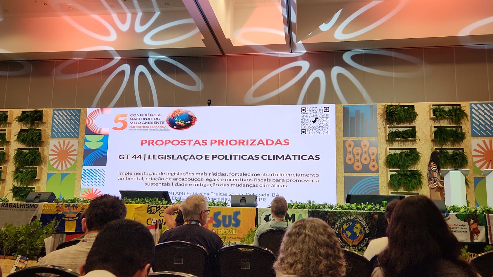 Divulgação Delegados apresentam propostas na Conferência Nacional na manhã desta quinta-feira, 8 de maio