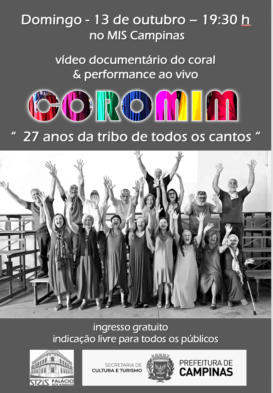 Reprodução do cartaz de convite para a exibição do documentário