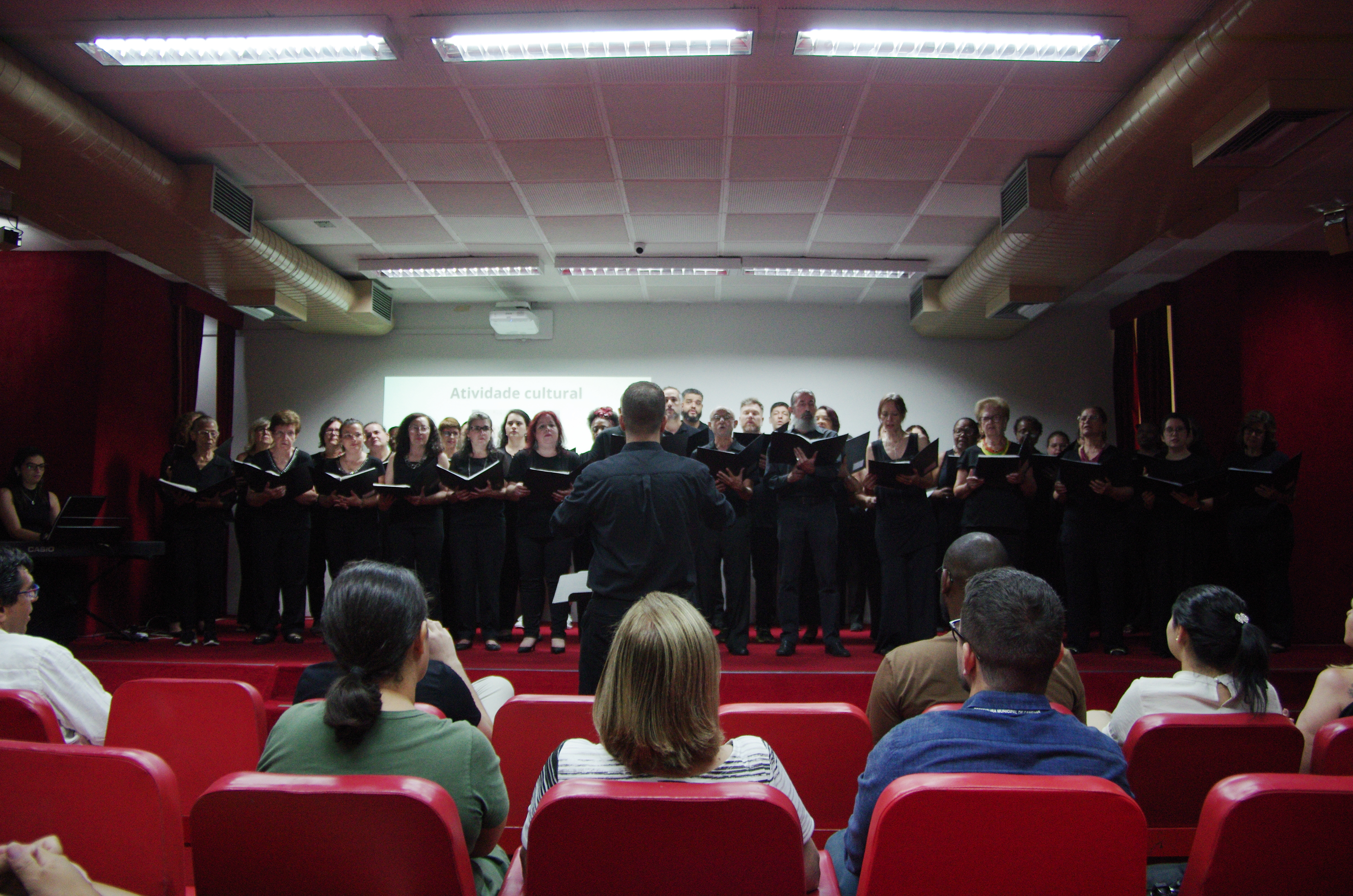 Coral dos servidores encerrou o evento mostrando a importância de investir nos talentos do funcionalismo