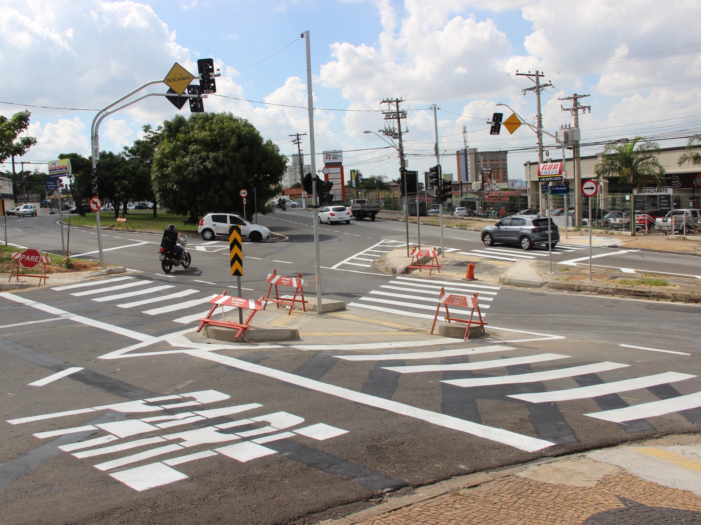 Rampas e nova sinalização completam o conjunto