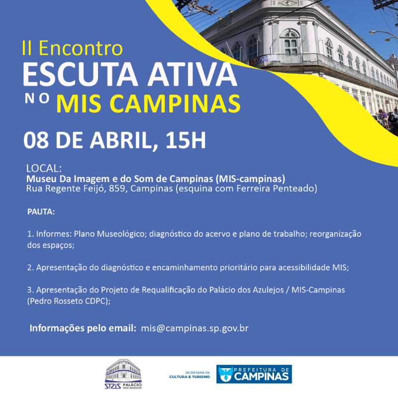 Participação no Encontro é aberta e gratuita