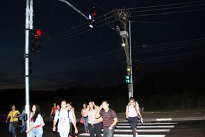 Iluminação aumenta segurança para travessia