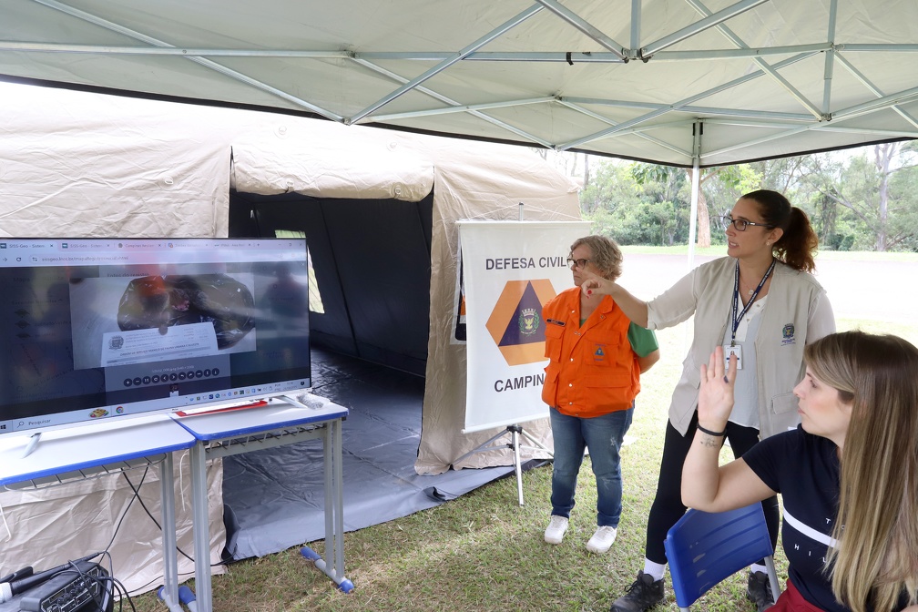 Capacitação abrangeu a utilização da sala de situação e monitoramento 