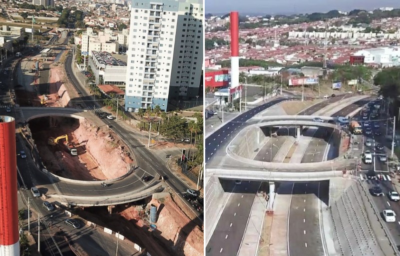 Jardim Aurélia: antes e depois com as mudanças trazidas pelo BRT