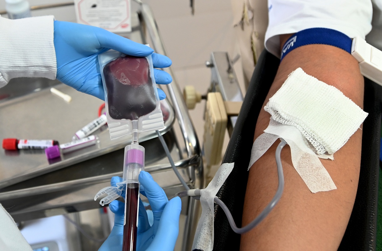Carlos Bassan/PMC Com a ação 24 litros de sangue foram doados; total poderá beneficiar até 216 pessoas