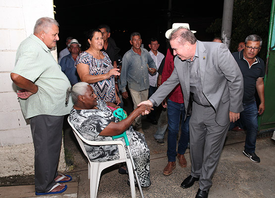 Foram 161 famílias beneficiadas na noite de ontem