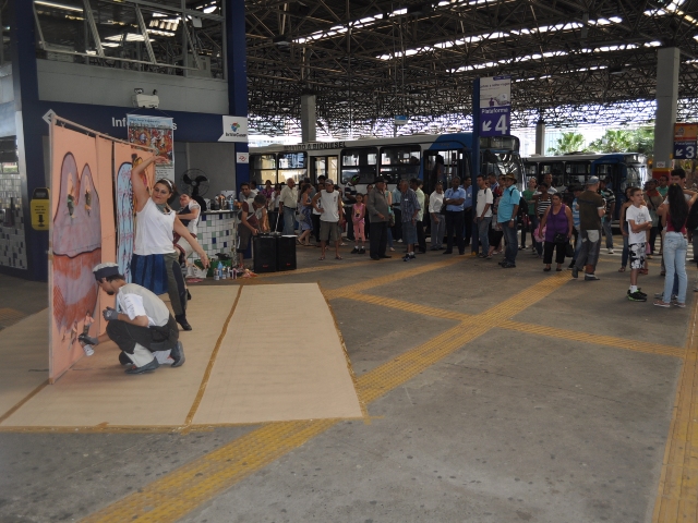 Apresentação atrai atenção dos usuários