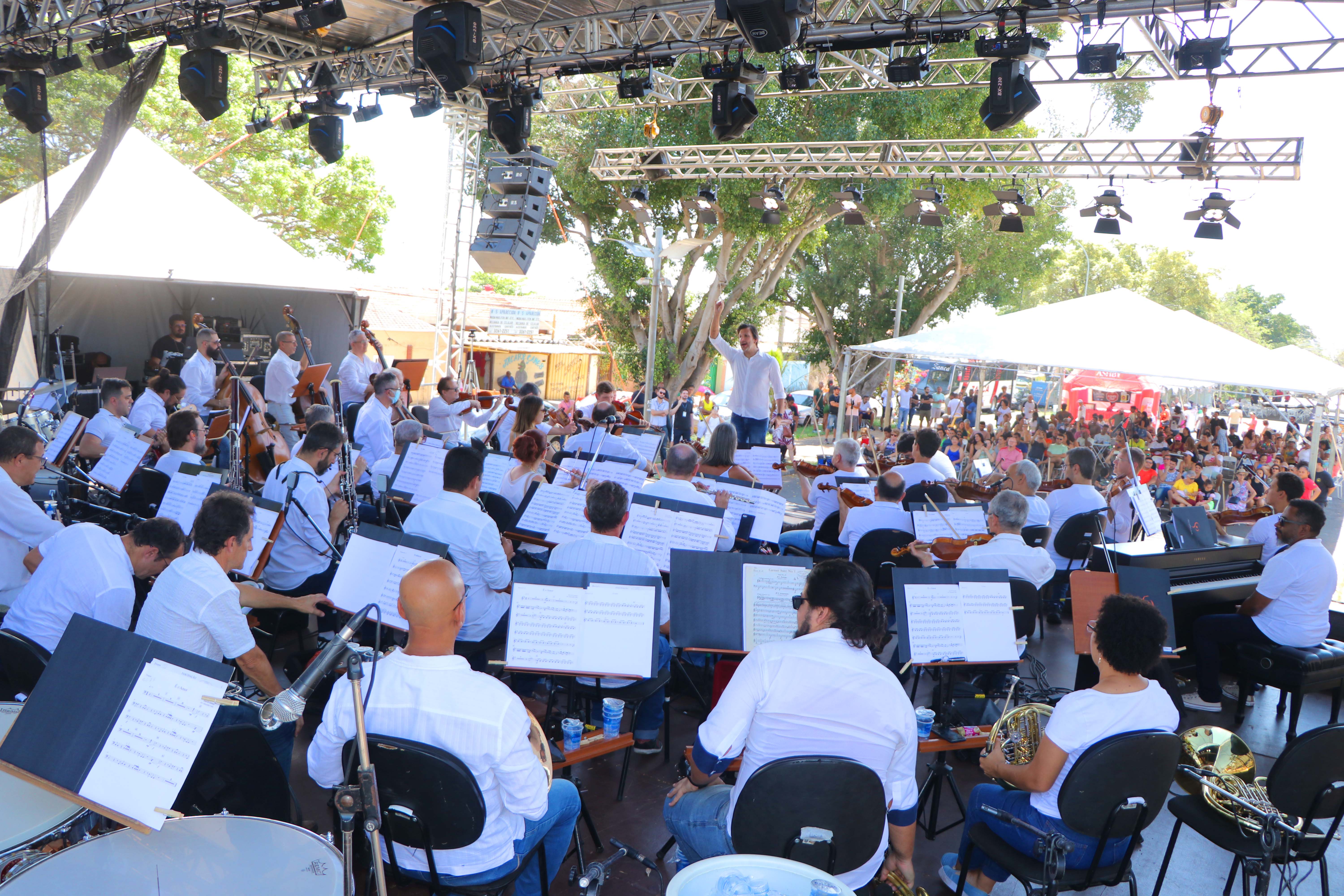 Sinfônica de Campinas no aniversário do Distrito do Campo Grande em setembro de 2023