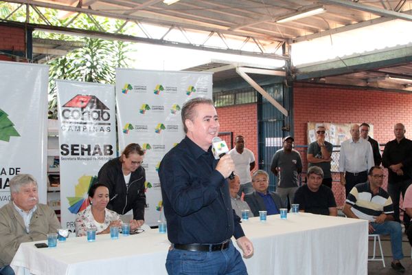 Prefeito fala em evento