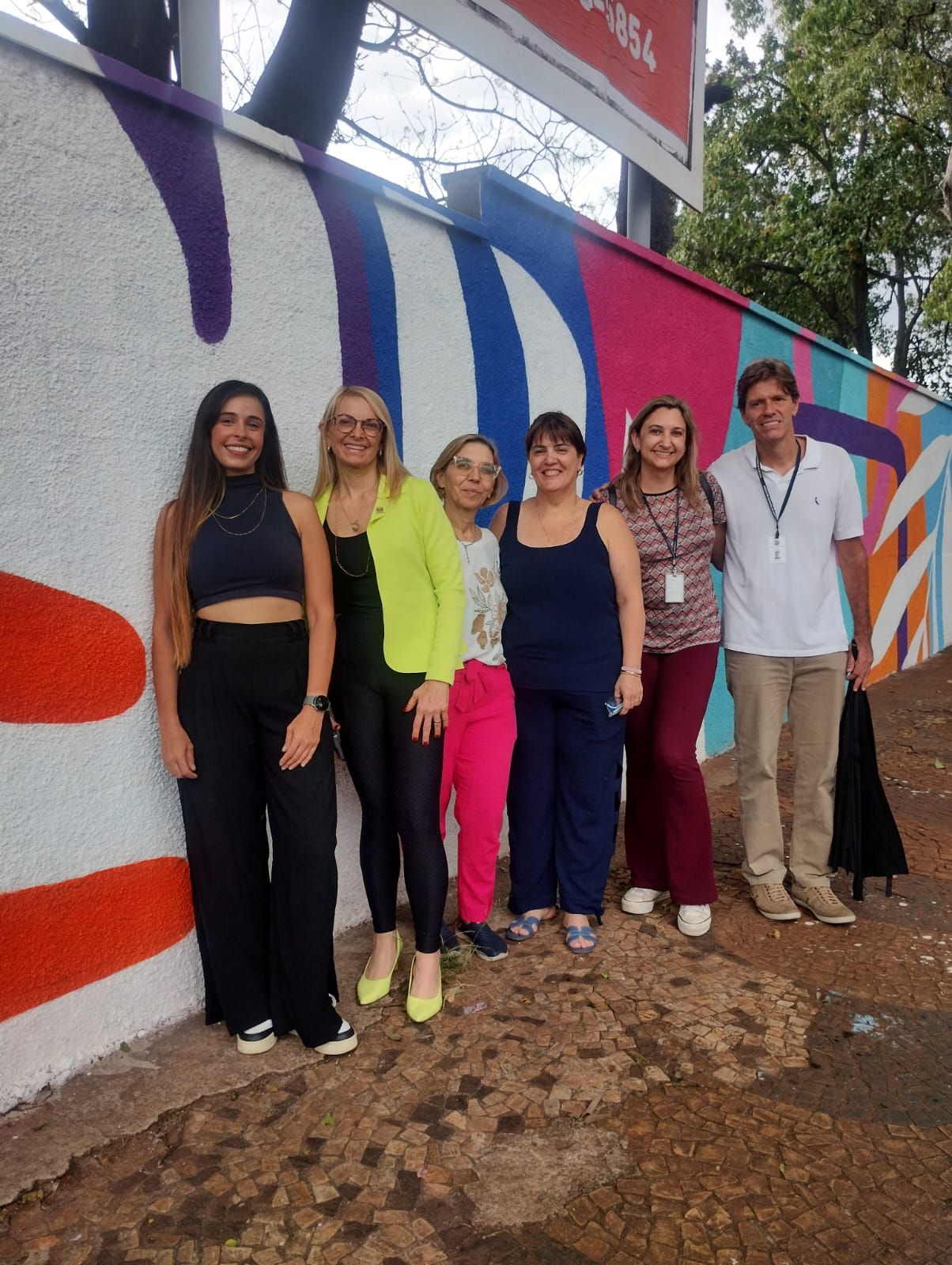 O mural integra o projeto "Intervenções Artísticas de Arte Urbana, Grafite e Muralismo - Campinas Arte Urbana – Paisagens Artísticas no Ambiente Urbano"