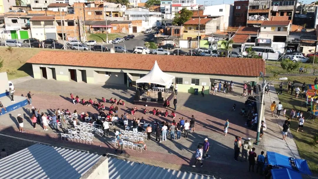 Praça da Juventude onde acontecerá o evento que atrações culturais, esportivas e serviços para a comunidade