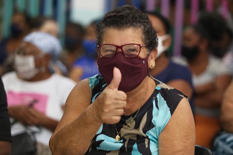 Durvalina, 75, antecipou seu presente de aniversário