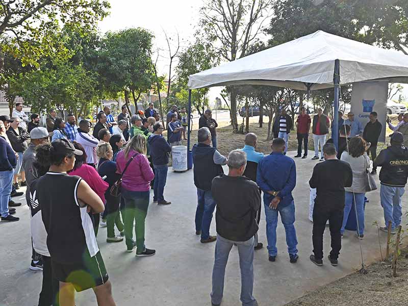 Comunidade participou da cerimônia de entrega