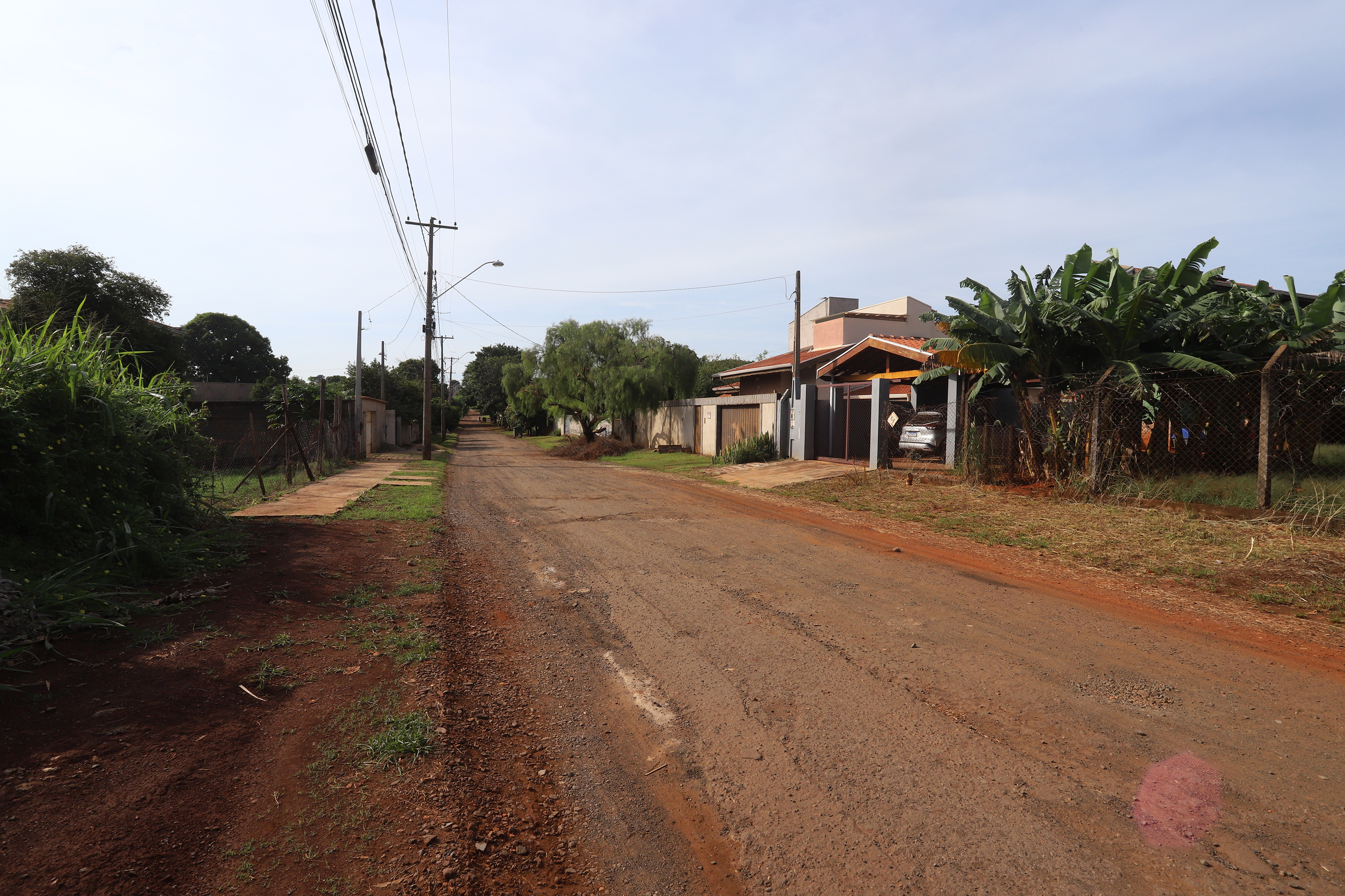 Prefeitura vai pavimentar 2,6 km de vias e implantar 3 km de rede de drenagem