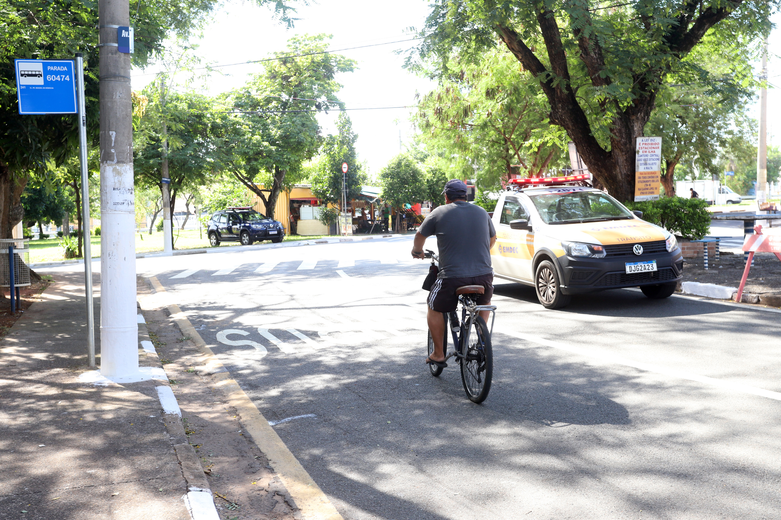 A rota cicloviária que ligará o Jardim Garcia ao Jardim Londres terá 1,84 km de extensão