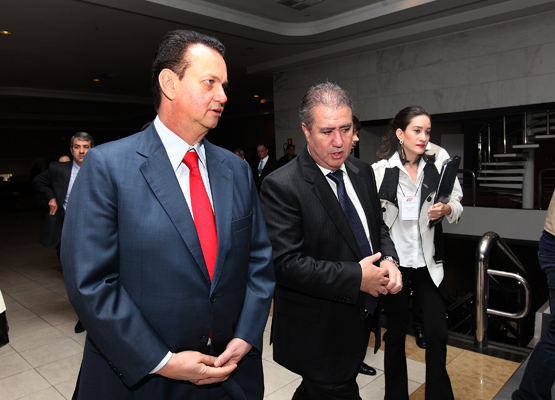 Kassab e Jonas durante o Congresso