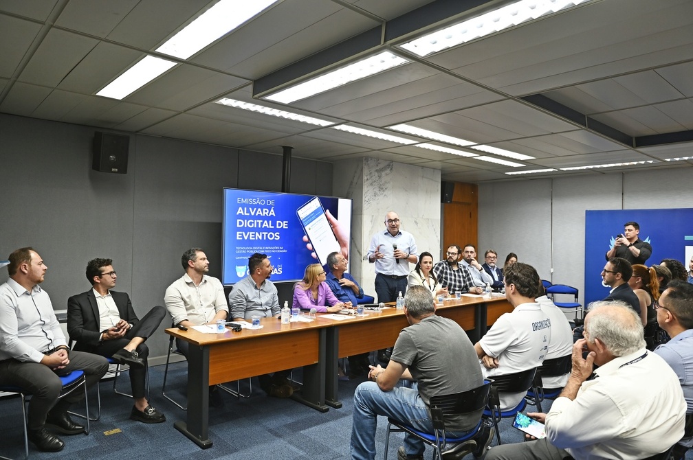 Lançamento reuniu representantes do setor de eventos