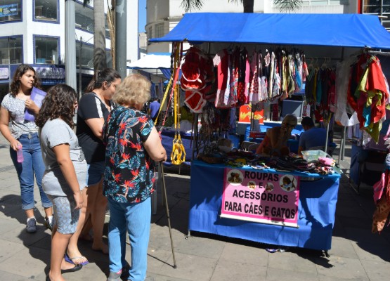 Barracas têm até produtos para cães e gatos