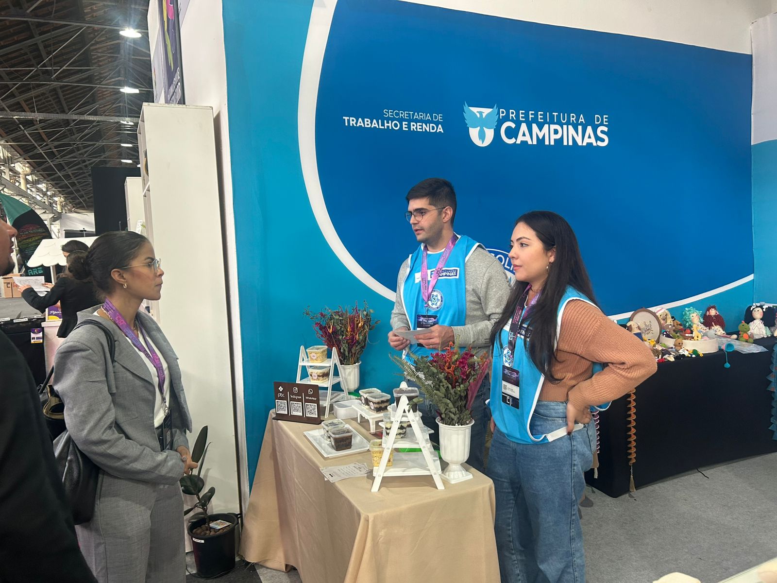 Divulgação/PMC Esta é a primeira vez que a Feira Solidária participa do Campinas Innovation Week, e a diversidade dos itens tem chamado a atenção dos visitantes