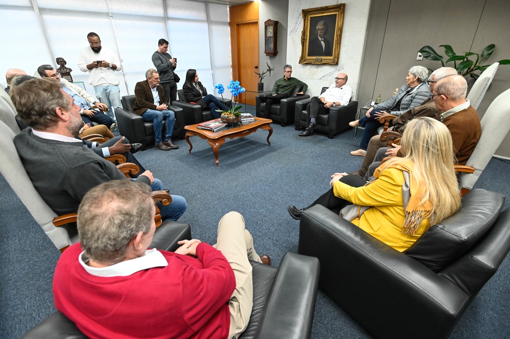 Rogério Capela/PMC A reunião também contou com a participação de parte dos secretários municipais de Campinas