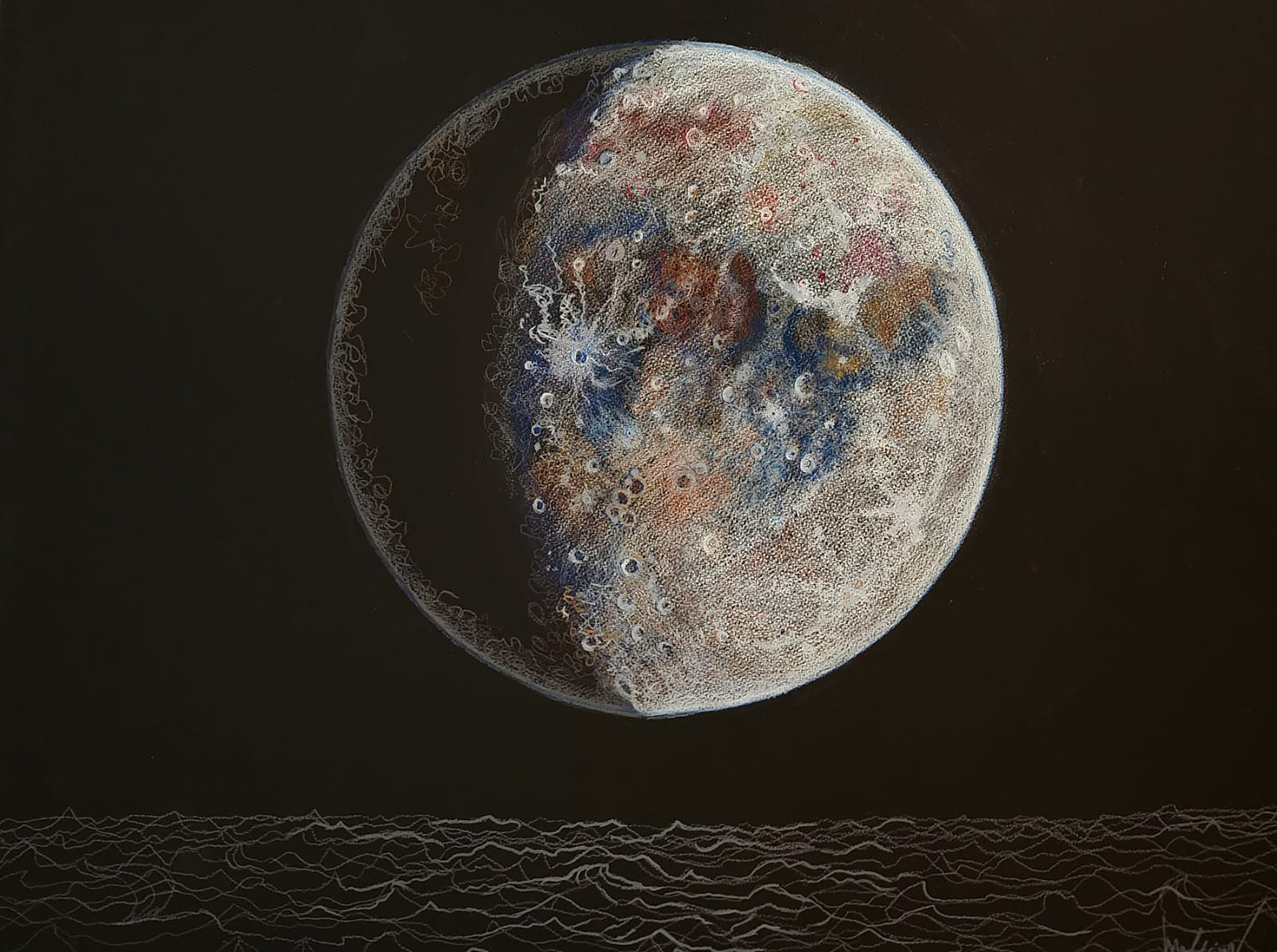 As obras da exposição abordam temas como memória, cotidiano e pertencimento, estabelecendo um diálogo entre a palavra e a imagem