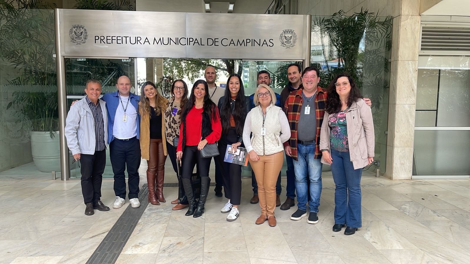 Divulgação Integrantes das prefeituras de Campinas e Hortolândia durante encontro para apresentação do Plac