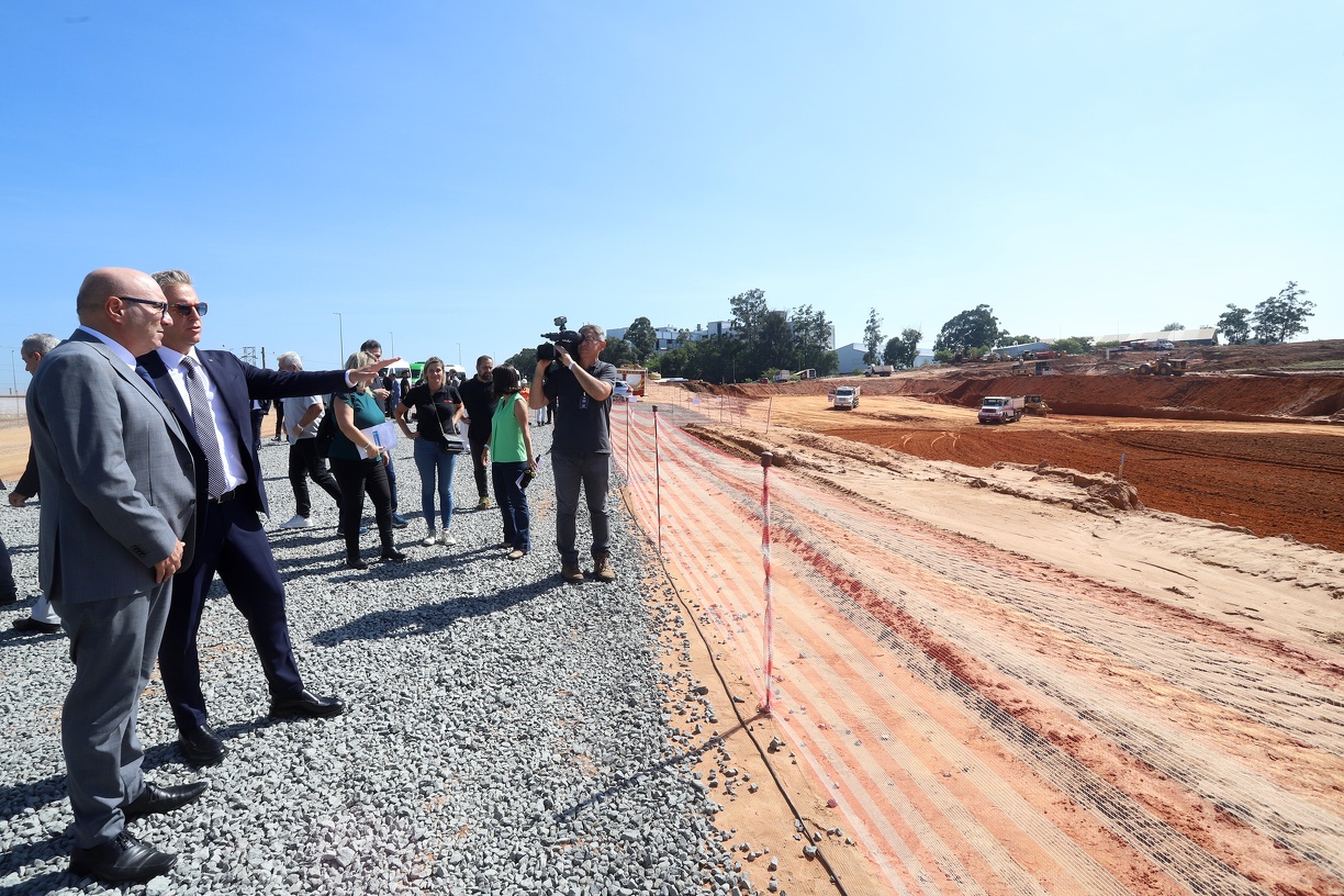 Local onde será instalado o futuro centro logístico de armazenamento