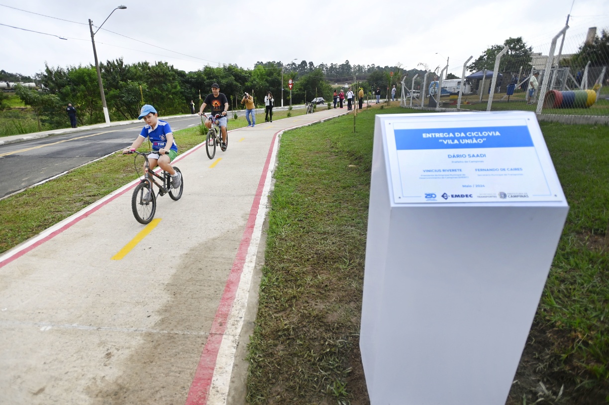 Ciclovia garante ao ciclista condições de segurança e conforto