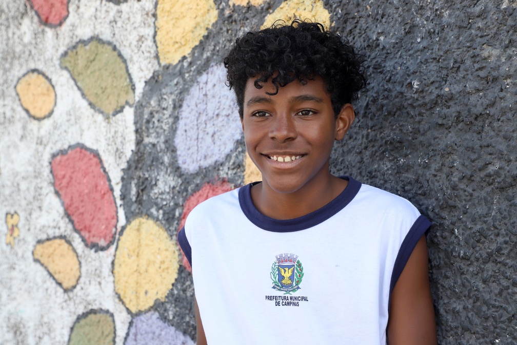 Juliano Henrique, de 11 anos: "curto demais o meu black power"